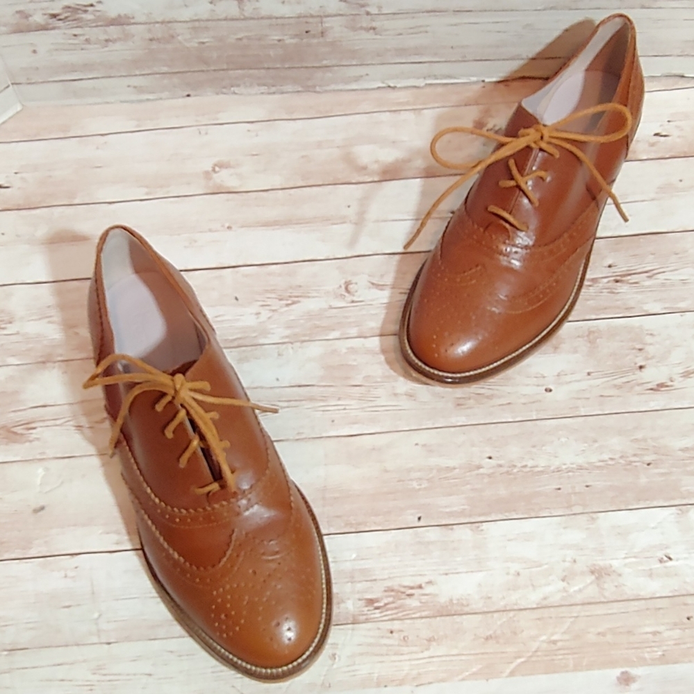 NWOB Boden leather brogue oxfords